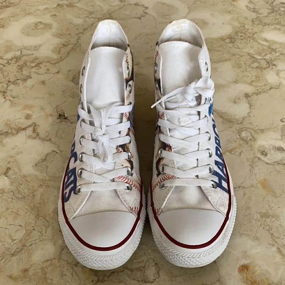 Rare Custom Converse Harbour Cats High Tops - Picture 5 of 12